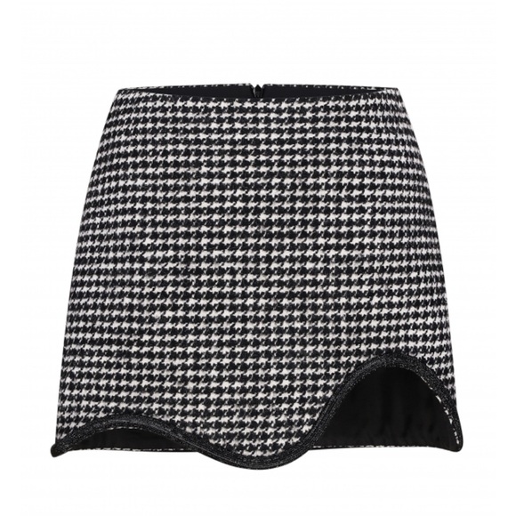HOUNDSTOOTH CROPPED BLAZER and SKIRT - Picture 8 of 16
